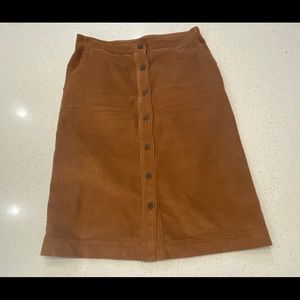 Gap corduroy brown skirt
